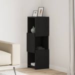 Dulap de colț Alb 30,5x30x95cm Lemn compozit GartenMobel Dekor