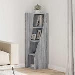 Dulap de colț Alb 32x32x102cm Lemn compozit GartenMobel Dekor