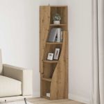 Dulap de colț Alb 32x32x140cm Lemn compozit GartenMobel Dekor