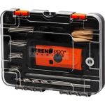 Set pentru dulgheri cu imbinari, dibluri, burghie, suruburi, cuie, opritor adancime, 55 piese GartenVIP DiyLine