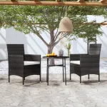 Set mobilier de grădină, 3 piese, poliratan GartenMobel Dekor