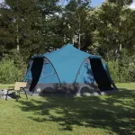 Cort cu dome cu acoperiș albastru 505 x 450 x 248 cm GartenMobel Dekor