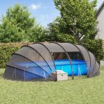 Cort pentru piscină Transparent 640 x 432 x 205 cm GartenMobel Dekor