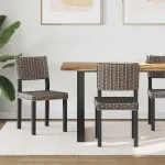 Negru spălat 45 x 55 x 84 cm GartenMobel Dekor