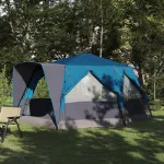 Tent Cabină cu acoperiș albastru 400 x 350 x 212 cm GartenMobel Dekor