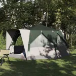 Tent Cabină cu acoperiș cu depozitare Verde 400 x 350 x 212 cm GartenMobel Dekor