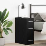 Dulap de farmacie Stejar negru 20 x 45.5 x 60 cm Lemn compozit GartenMobel Dekor