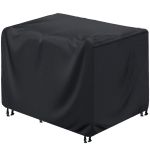 Husa mobilier gradina, impermeabila, cu protectie UV, 70x70x125cm, negru Household NewTrend