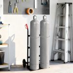 Cărucior manual Negru și roșu 63 x 43,5 x 110 cm Oțel GartenMobel Dekor