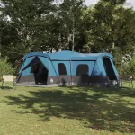 Cort albastru 680 x 510 x 210 cm Poliester 185T cu acoperire PU GartenMobel Dekor