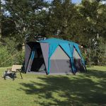 Tent Cabină cu acoperiș albastru 425 x 396 x 222 cm GartenMobel Dekor