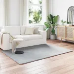 Covor din Blană Faux de Iepure Olite Gri 140 x 200 cm Poliester GartenMobel Dekor