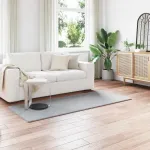 Covor din Blană Faux de Iepure Olite Gri 80 x 200 cm Poliester GartenMobel Dekor