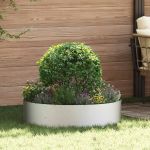 Ghivece pentru grădină 5 pcs Argintiu 80 x 80 x 20 cm GartenMobel Dekor