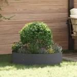 Vază pentru Grădină 5 pcs Negru 80 x 80 x 20 cm GartenMobel Dekor