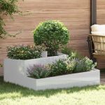 Vază pentru Grădină Argintiu 100 x 100 x 50 cm Oțel Galvanizat GartenMobel Dekor