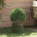 Vază pentru Grădină Verde măsliniu 30 x 30 x 20 cm GartenMobel Dekor