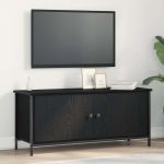 Cabinet TV Stejar Negru 100 x 35 x 45 cm Lemn compozit GartenMobel Dekor