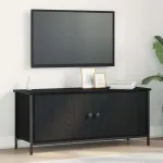 Cabinet TV Stejar Negru 100 x 35 x 45 cm Lemn compozit GartenMobel Dekor