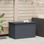 Cutie de depozitare exterioară Antracit 80 x 50,5 x 50 cm Oțel GartenMobel Dekor