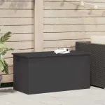 Cutie de depozitare exterioară Negru 100 x 50,5 x 50 cm Oțel GartenMobel Dekor
