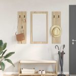 Răcător de paltoane montat pe perete Pe perete Stejar sonoma GartenMobel Dekor