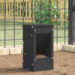Urmărire pentru iepuri Negru 12,5 x 12,5 x 25 cm GartenMobel Dekor