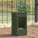 Urmărire pentru iepuri Verde măsliniu 12,5 x 12,5 x 25 cm GartenMobel Dekor