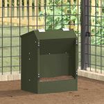 Urmărire pentru iepuri Verde măsliniu 64.5 x 25.5 x 45.5 cm GartenMobel Dekor