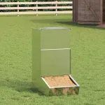 Feeder pentru porci Argintiu 55 x 51 x 91.5 cm Oțel Galvanizat GartenMobel Dekor