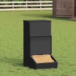 Feeder pentru porci Negru 55 x 51 x 91.5 cm GartenMobel Dekor