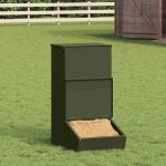 Feeder pentru porci Verde măsliniu 55 x 51 x 91.5 cm GartenMobel Dekor