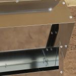 Feeder pentru pui Argintiu 40,5 x 45 x 41 cm Oțel Galvanizat GartenMobel Dekor