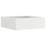 Margine pentru gazon Alb 40 x 40 x 13 cm Oțel GartenMobel Dekor