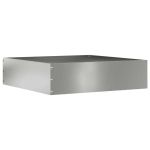 Margine pentru gazon Argintiu 50 x 50 x 13 cm Oțel Galvanizat GartenMobel Dekor