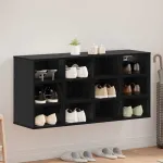 Dulap pentru pantofi cu raft Stejar Negru 103 x 30 x 51 cm GartenMobel Dekor