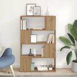 Set comodă TV Pe perete Maro 80 x 24 x 125 cm Lemn compozit GartenMobel Dekor