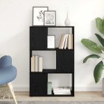 Set comodă TV Pe perete Negru 60 x 24 x 94,5 cm Lemn compozit GartenMobel Dekor