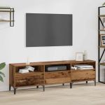 Cabinet TV Lemn Vechi 150 x 30 x 45 cm Lemn Ingineresc și Fier GartenMobel Dekor