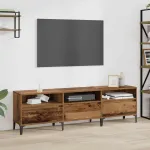 Cabinet TV Lemn Vechi 150 x 30 x 45 cm Lemn Ingineresc și Fier GartenMobel Dekor