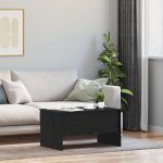 Masă de cafea Stejar Negru 102 x 50,5 x 46,5 cm Lemn compozit GartenMobel Dekor