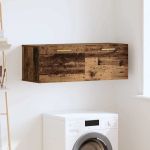 Dulap de perete Lemn vechi 100 x 36.5 x 35 cm Lemn compozit GartenMobel Dekor