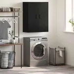 Dulap montat pe perete Stejar negru 69.5 x 34 x 90 cm GartenMobel Dekor