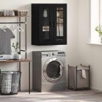 Bufet Negru 69.5 x 34 x 90 cm Lemn compozit GartenMobel Dekor