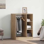 Dulap cu raft stejar artizanal 77 x 48 x 102 cm Lemn compozit GartenMobel Dekor