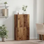 Dulap de birou cu ușă Lemn vechi 60 x 32 x 115 cm Lemn compozit GartenMobel Dekor