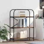 Raft pentru cărți Lemn vechi 80 x 30 x 109 cm Lemn compozit GartenMobel Dekor