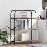 Raft pentru cărți sonoma gri 80 x 30 x 109 cm Lemn compozit GartenMobel Dekor