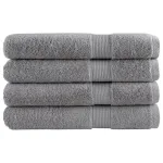Prosoape premium SOLUND 4 buc gri 100x200cm 600gsm GartenMobel Dekor