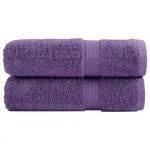 Prosoape de duș premium SOLUND 2 buc. violet 70x140 cm 600 gsm GartenMobel Dekor